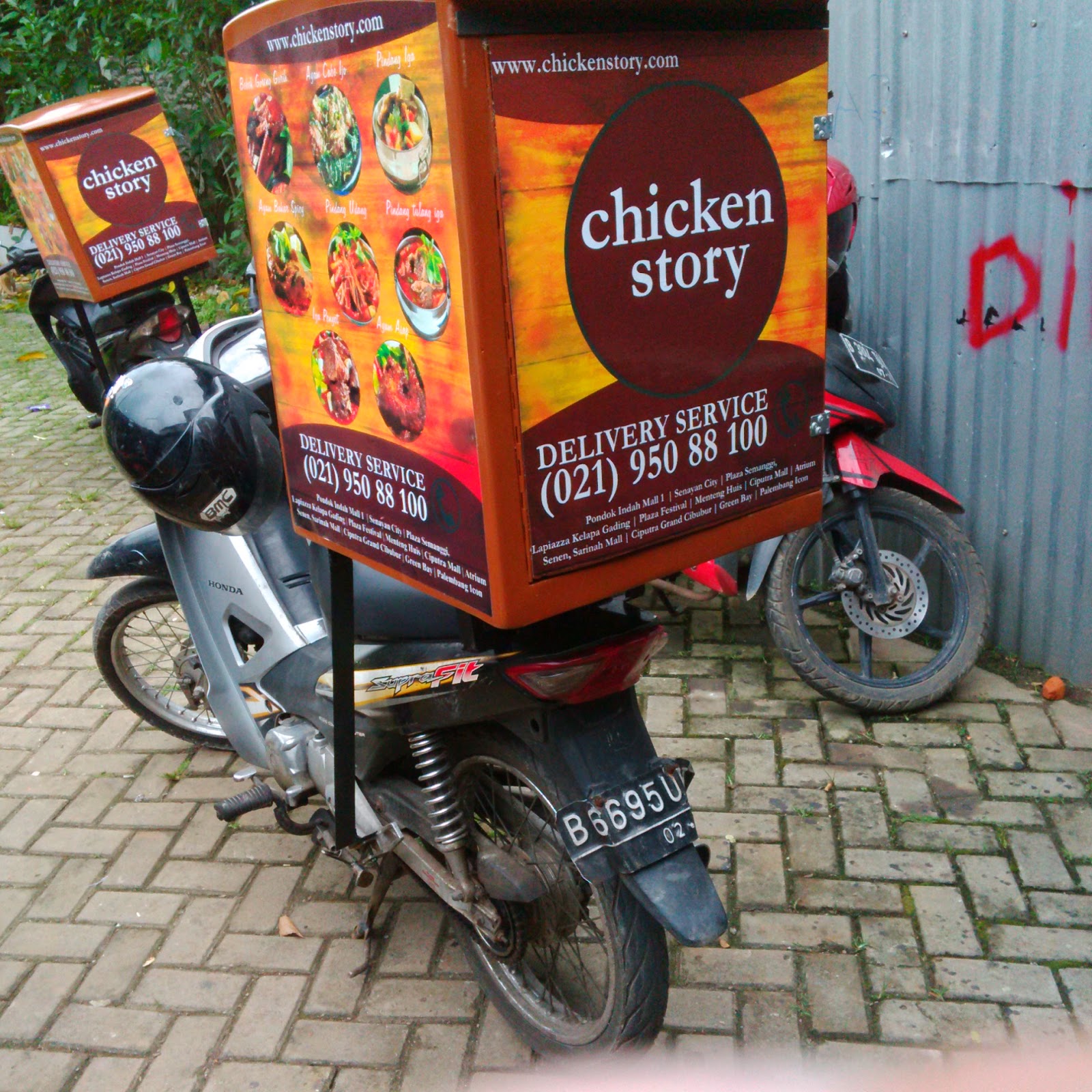 Penjualan tas delivery box motor makanan di Surabaya Box Delivery