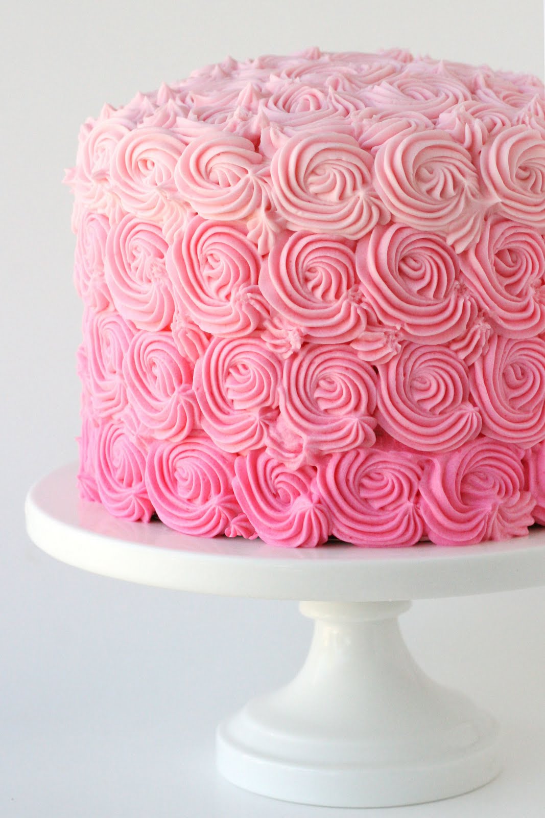 Frenesí madera Soleado Pink Ombre Swirl Cake - Glorious Treats