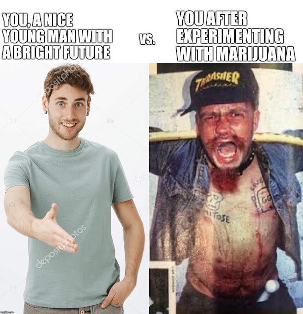 Marijuana will turn you into GG Allin. #PMRC PunkMetalRap.com