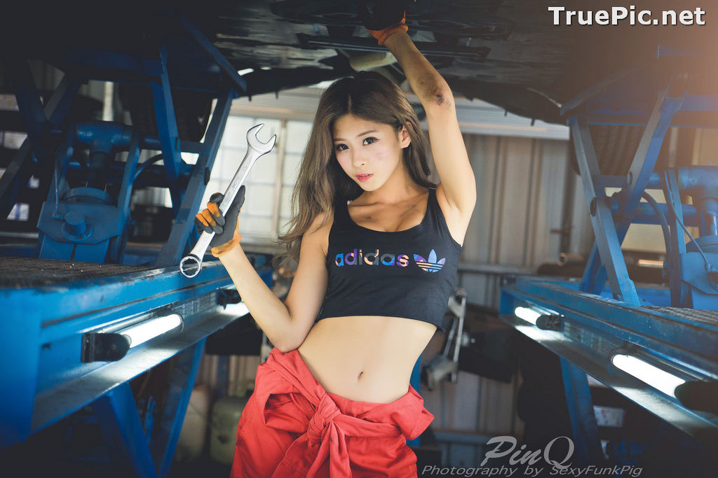 Image Taiwanese Model - PinQ憑果茱 - Hot Sexy Girl Car Mechanic - TruePic.net - Picture-27