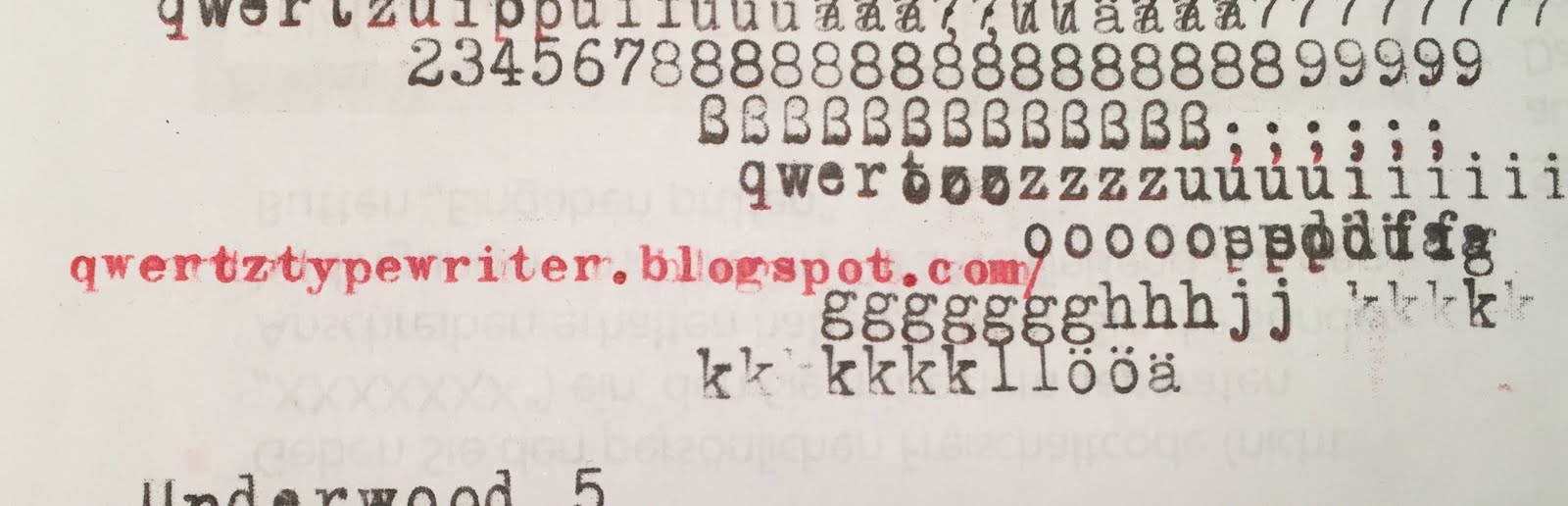 qwertz typewriter