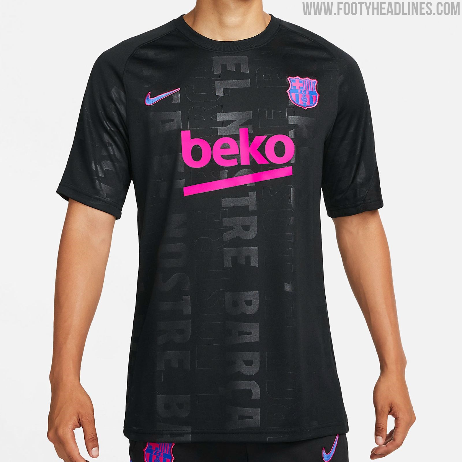 Nike 21-22 European Pre-Match Shirts Released - PSG, Barcelona, Chelsea ...