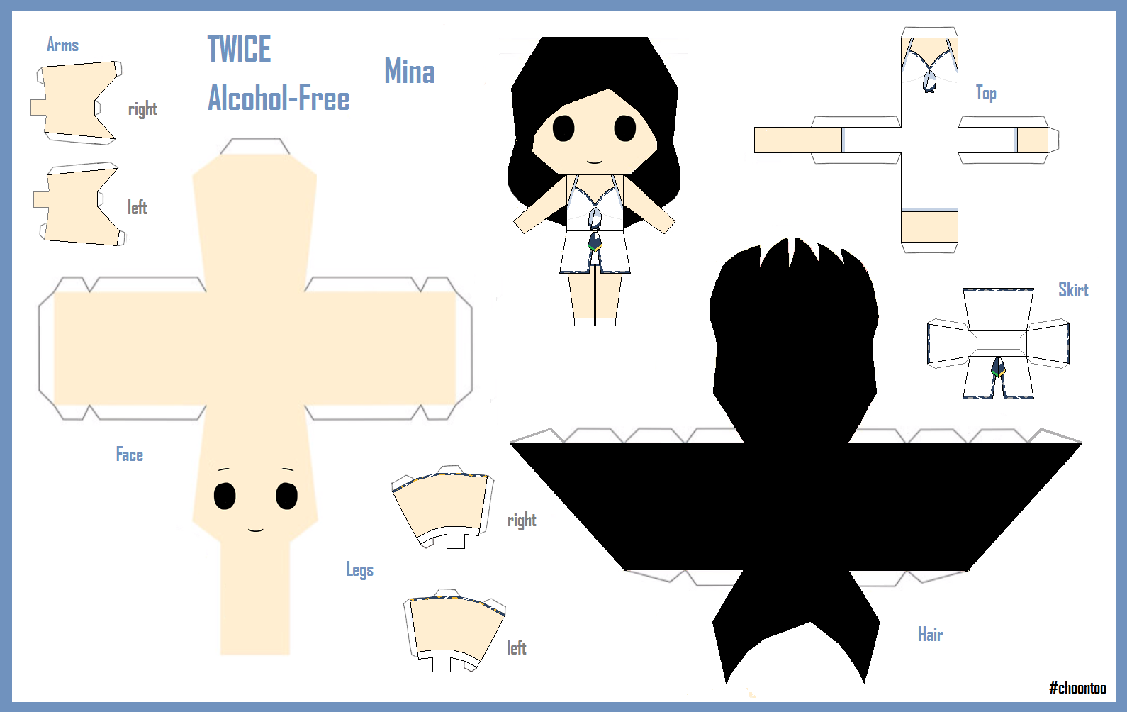 [TWICE] [Paper Craft] AlcoholFree Ver Mina