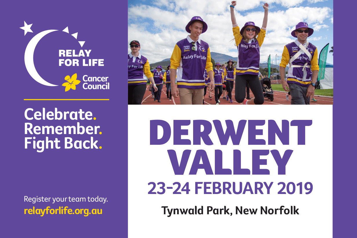 New Norfolk NEWS: Derwent Valley Relay for Life1233 x 822