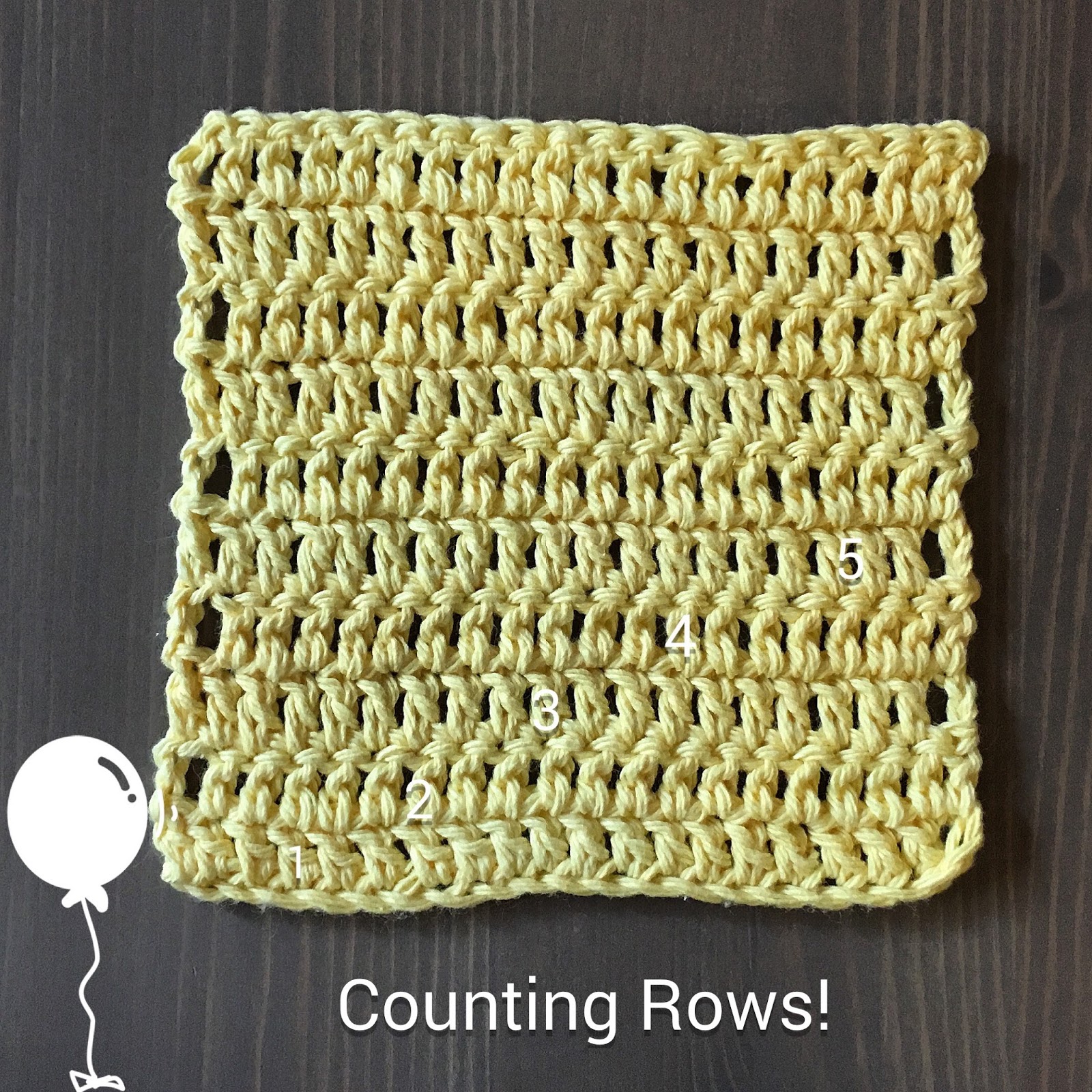 Introduction to Crochet Counting Rows
