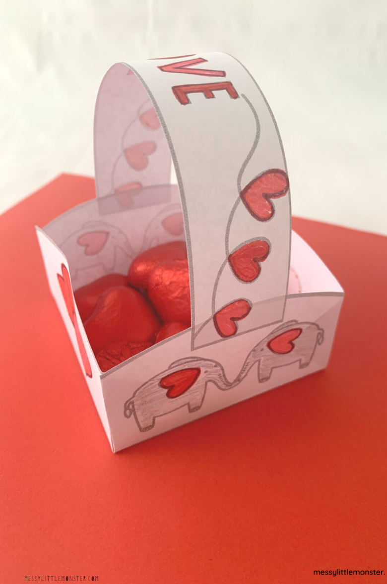 How to Make a Paper Basket (Template Included) Messy Little Monster