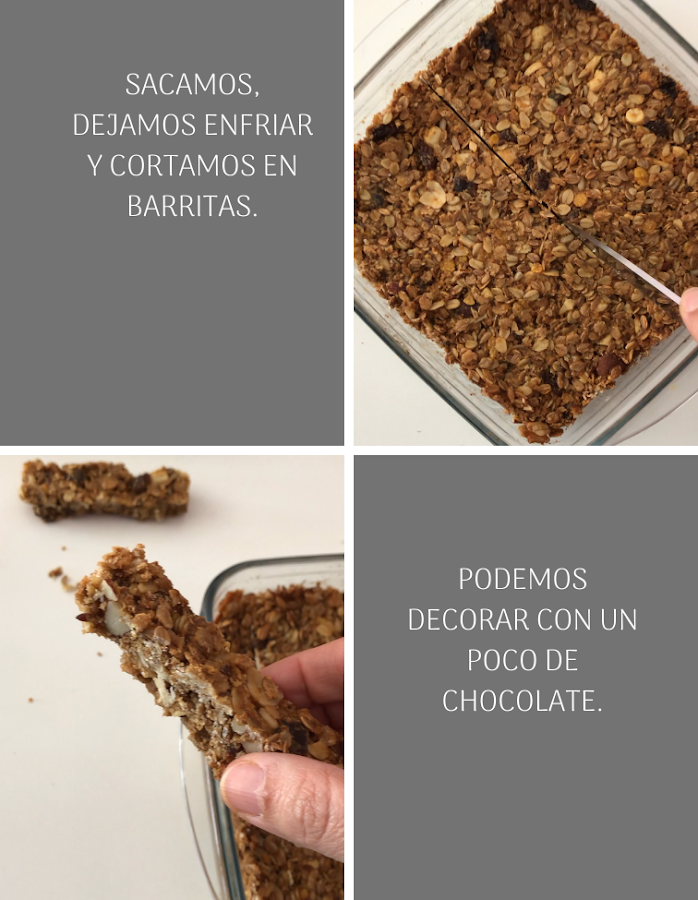 preparación-barritas-de-cereales-y-frutos-secos-saludables-sin-azúcar