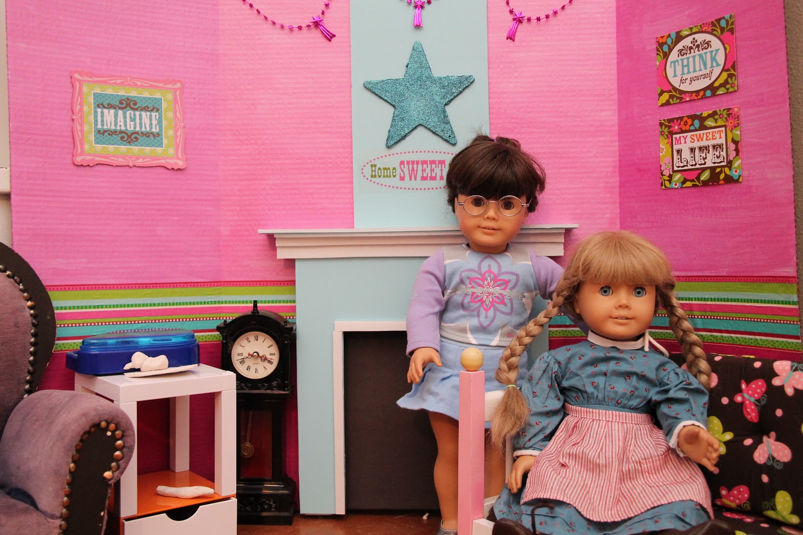 American Girl Doll Play A Look at Lily's Doll Room