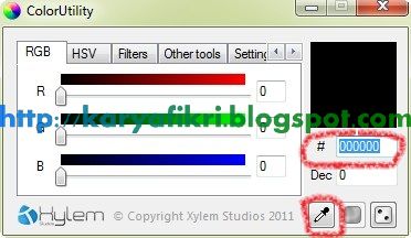 ColorUtility - Software kode warna
