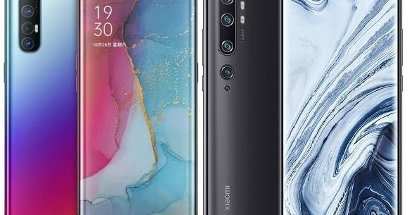 Compare Oppo Reno 3 Pro Vs Xiaomi Mi Note 10
