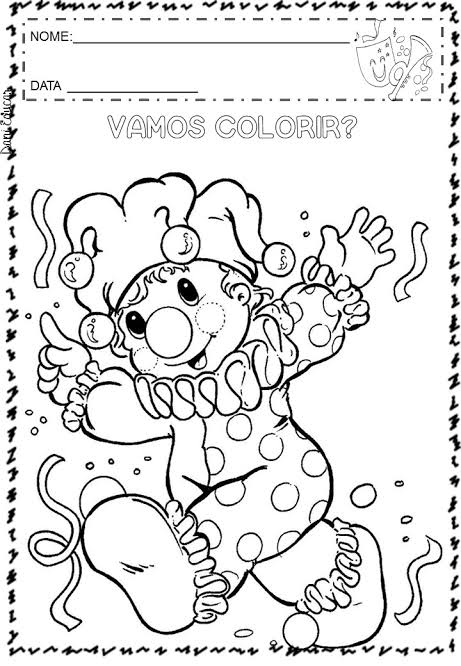 Arquivos desenhos para colorir - Atividades para a Educação Infantil -  Cantinho do Saber