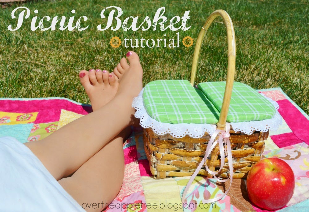 Over The Apple Tree Picnic Basket Tutorial