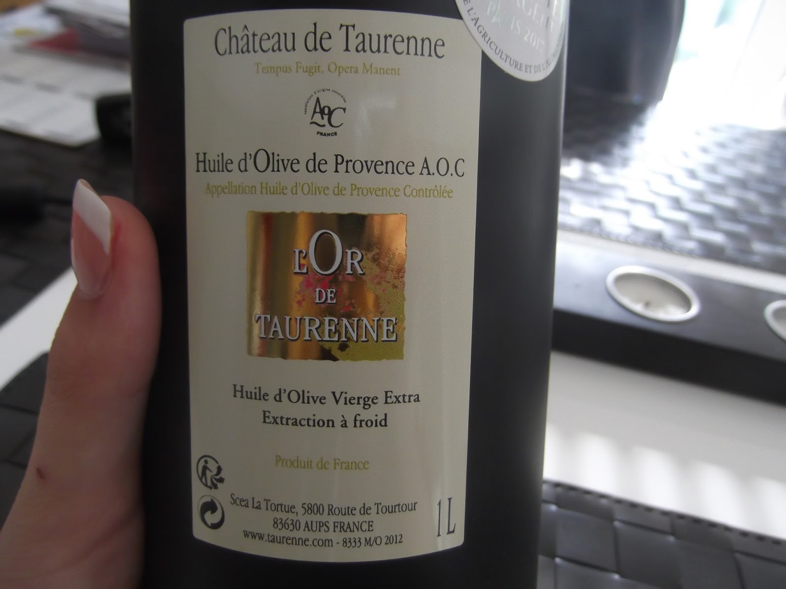 Les tests de Stephanie Mon partenariat avec Château de Taurenne Mon test de leur huile d