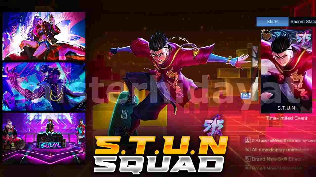Bocoran Skin Squad STUN Terbaru Mobile legends! Hero Apa Saja?