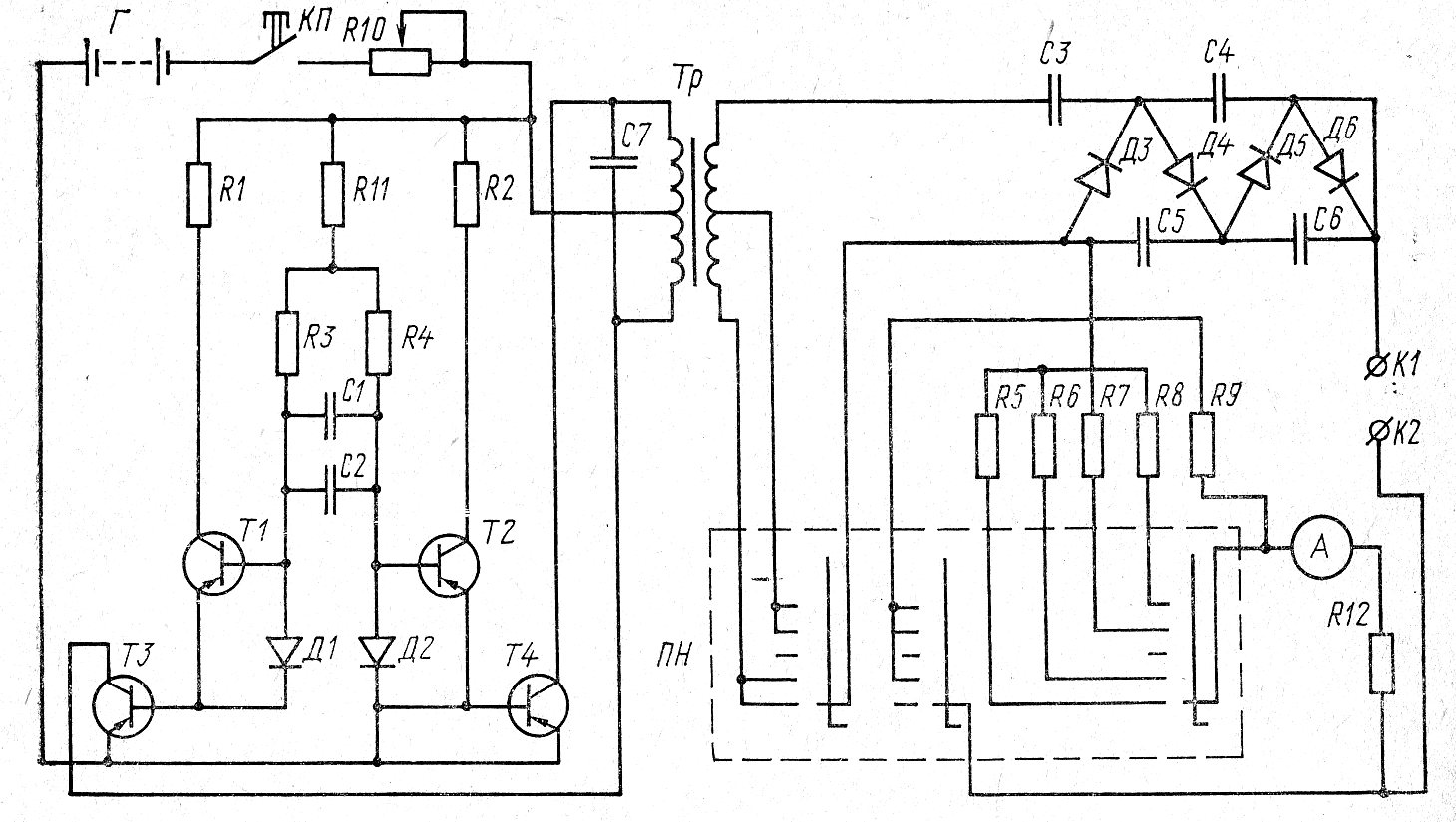 Электрон 1 схема