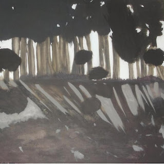 "Les grands ombrages" - Huile sur toile - 80x80 - 2010