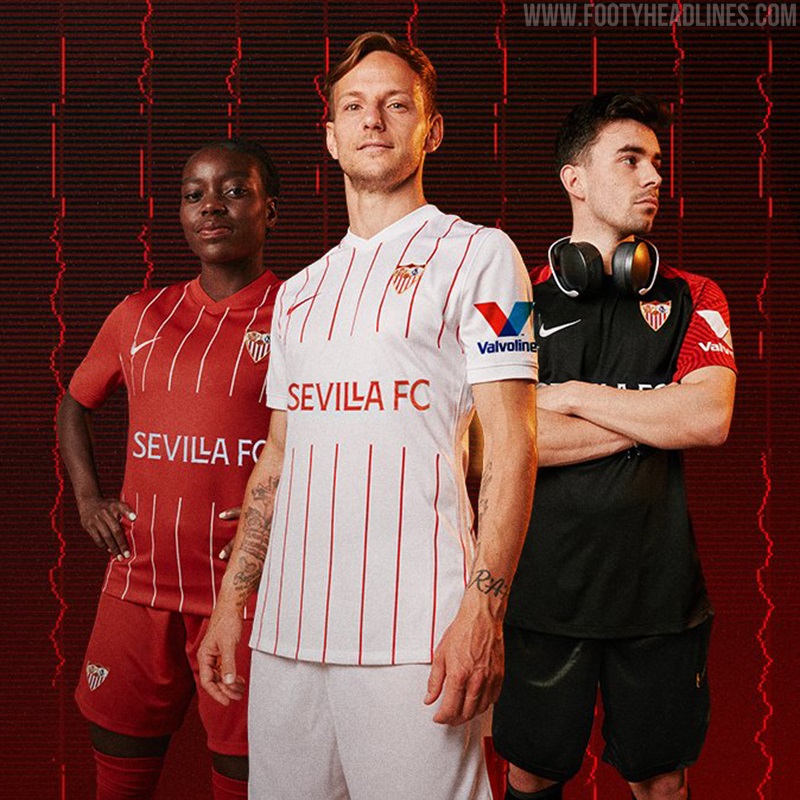 Sevilla 21-22 Home, Away & Third Kits Released - Footy Headlines