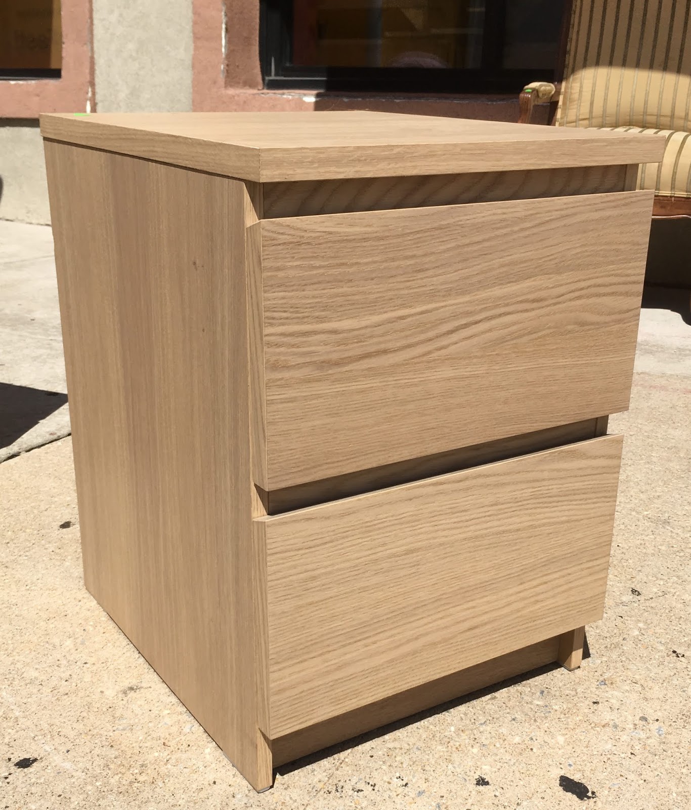 Uhuru Furniture & Collectibles IKEA 2 Drawer Nightstand 30 SOLD