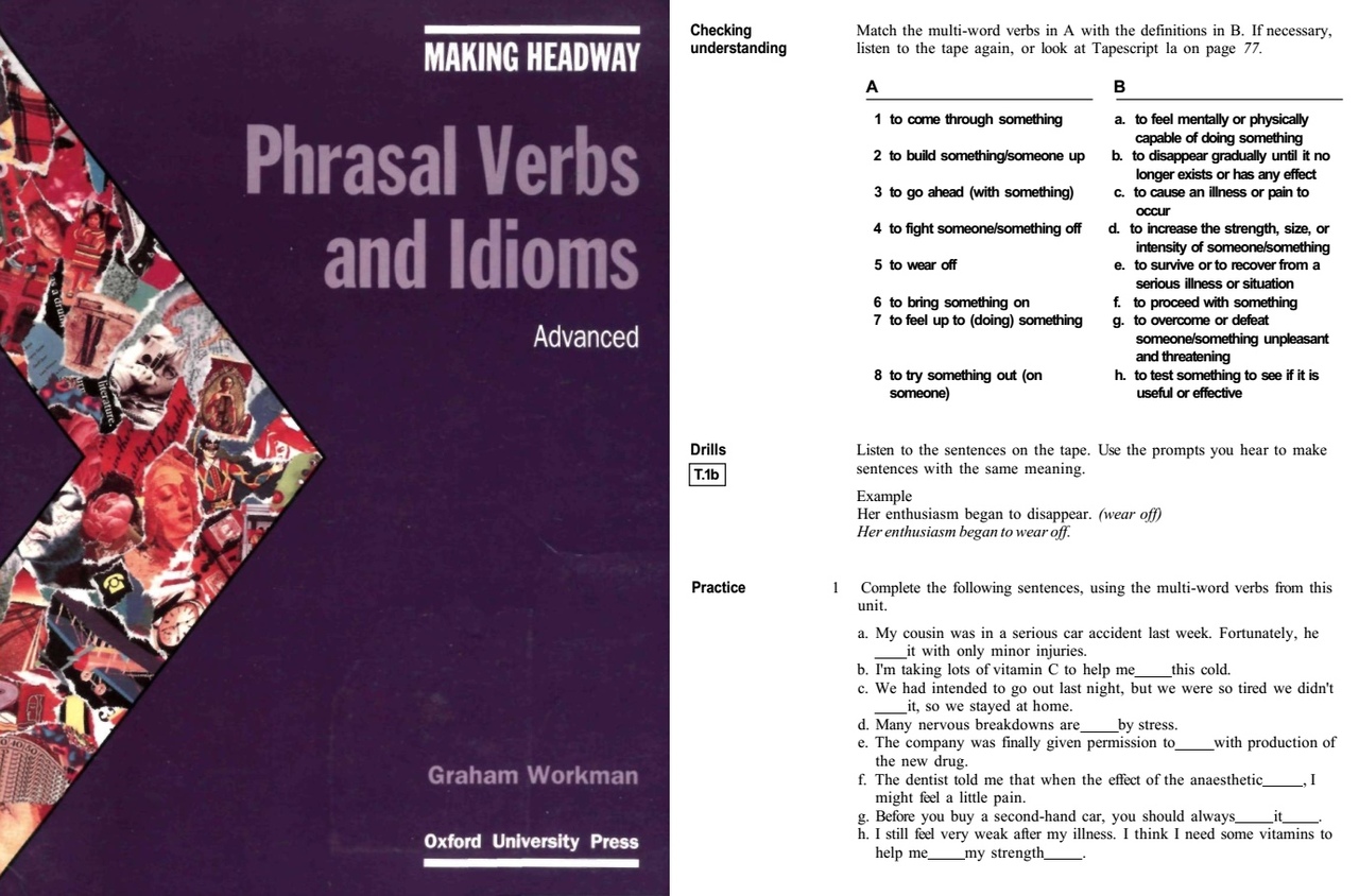 MAKING HEADWAY ADVANCED PHRASAL VERBS AND IDIOMS + Audio