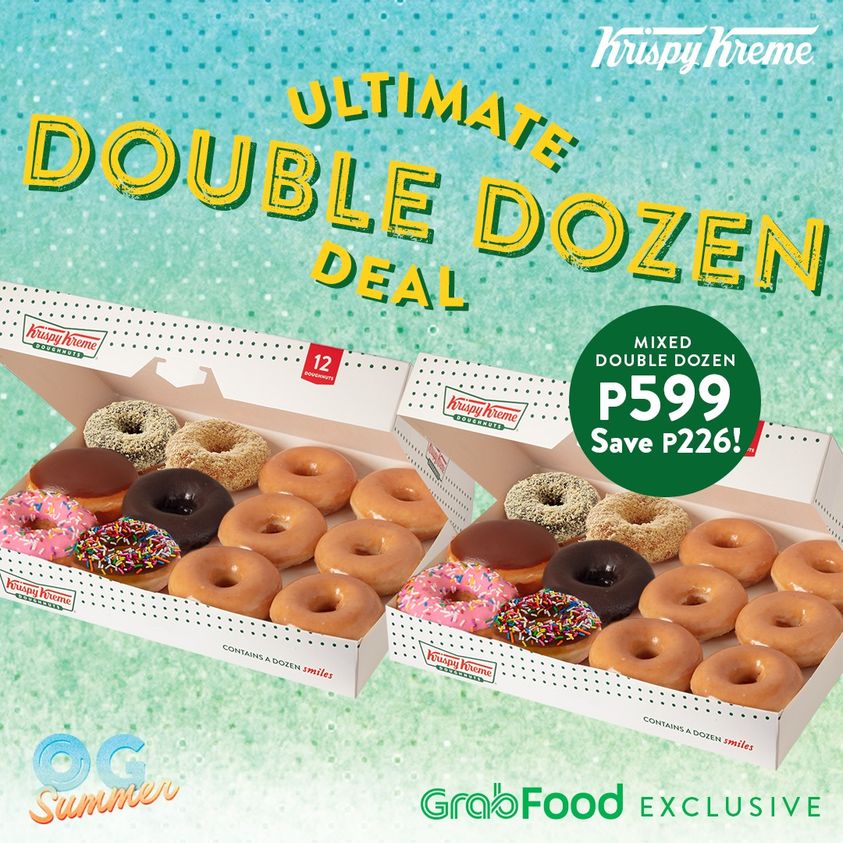 Krispy Kreme x GrabFood Ultimate Double Dozen Deal