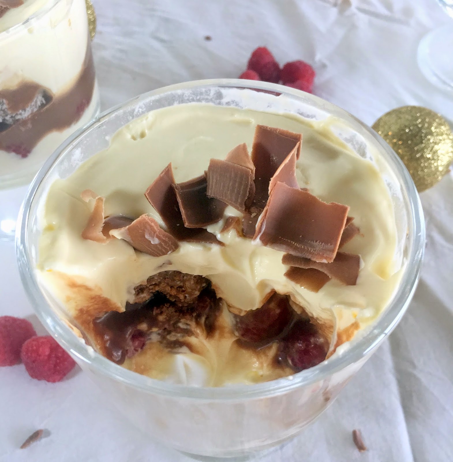 Cassie Cakes Rum Ball Trifle