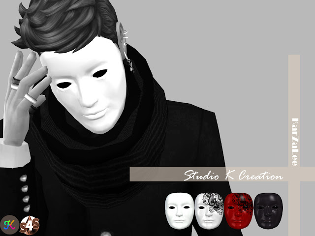 Sims 4 Ccs The Best Anonymous Mask By Karzalee