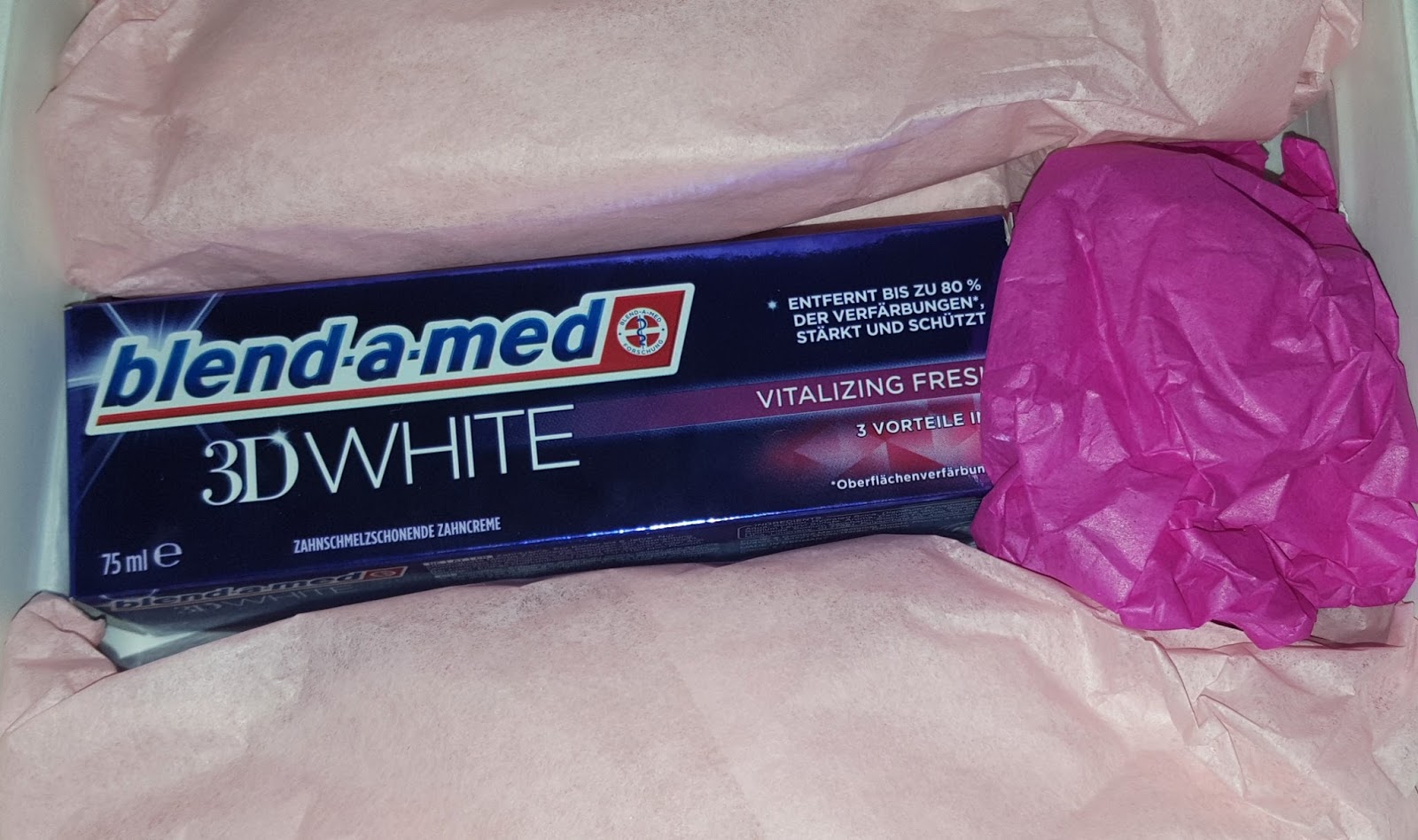 Muttis Produkttest Blog Blend A Med 3d White Vitalizing Fresh Zahncreme