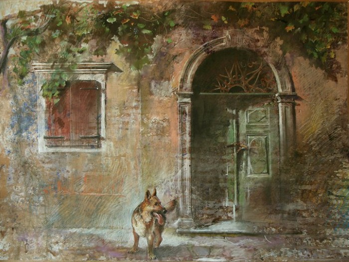 Ljubo Popadic Балканский художник