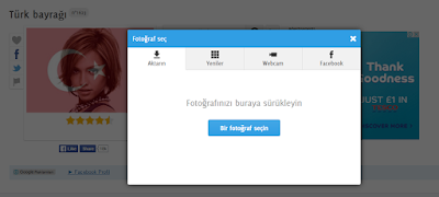 Facebook Profil resmine Türk Bayrağı eklemek, Facebook Profil fotoğrafına Türk Bayrağı efekti vermek