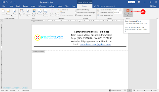Cara Membuat Kop Surat Di Excel 2007 Contoh Kop Surat