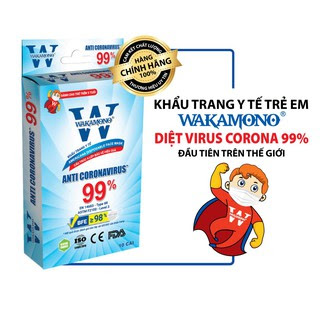 REVIEW KHẨU TRANG Y TẾ WAKAMONO TRẺ EM CHỐNG COVID