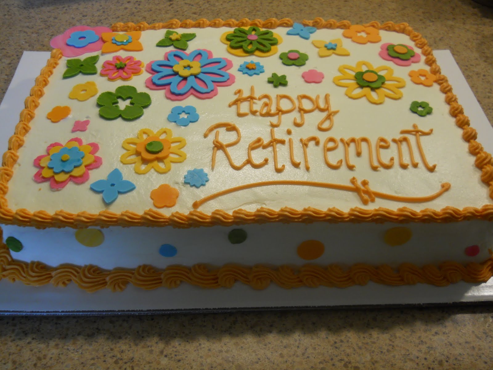 1 2 sheet cake retirement 