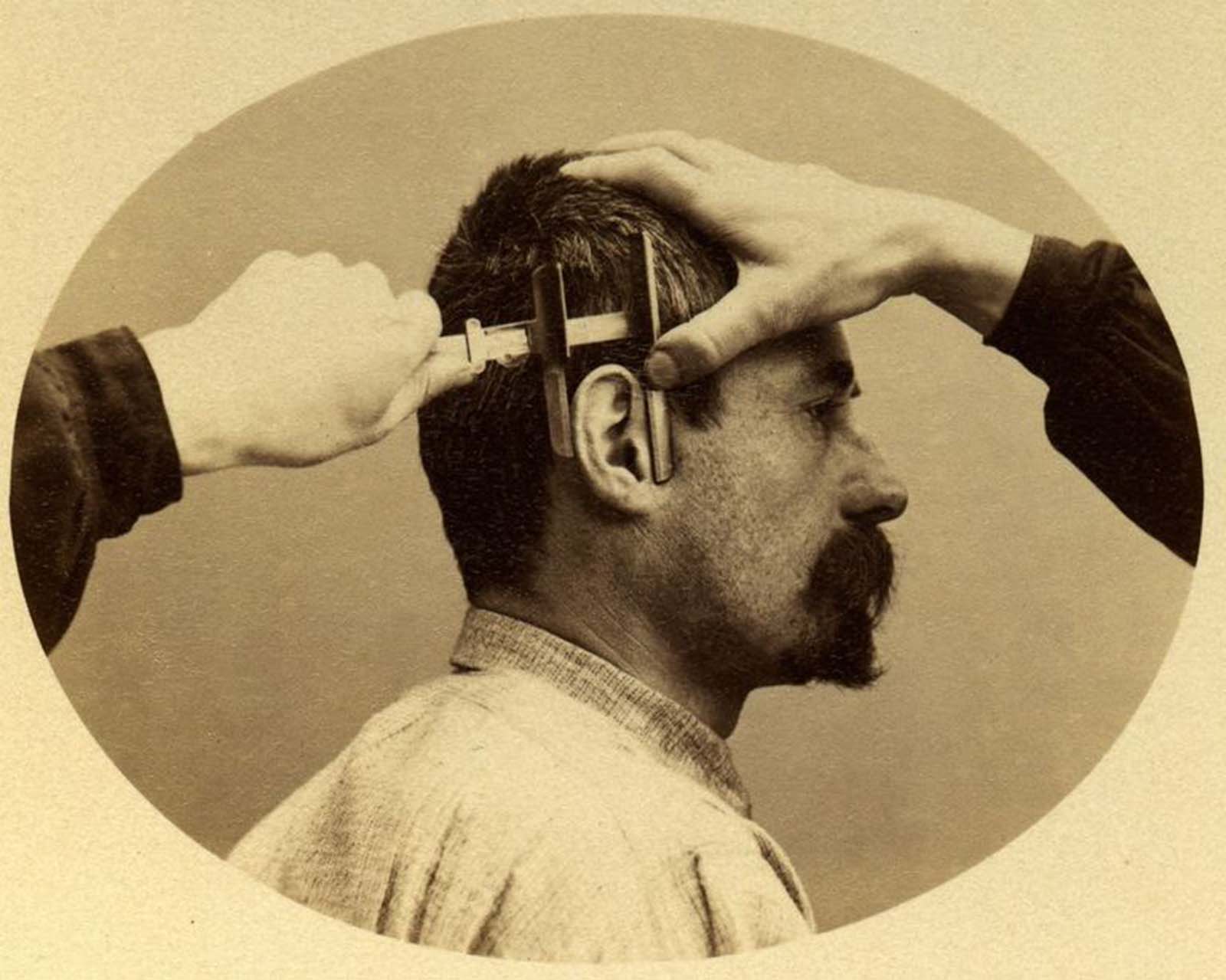 The Bertillon system that cataloged criminals by their physical measurements  1894 - 72