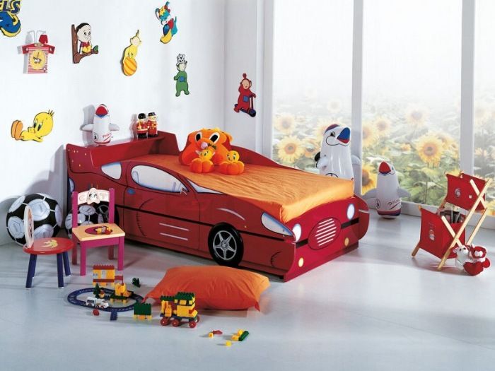 Habiitaciones para niños tema autos - Ideas para decorar dormitorios