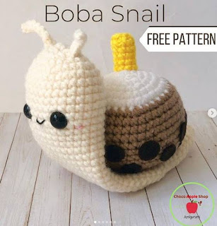 PATRON GRATIS CARACOL BOBA AMIGURUMI 44420