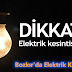 Konya Bozkır'da elektrik kesintisi uyarısı