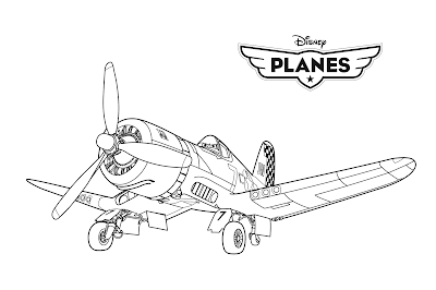 Planes Coloring Pages for Kids