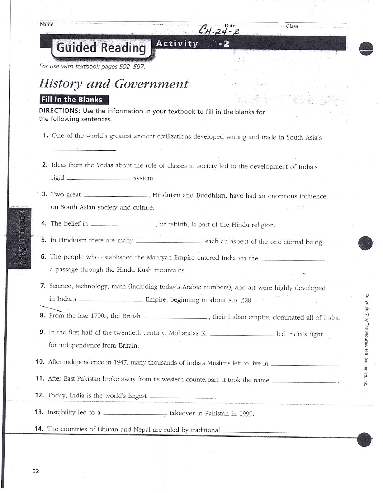 Mr. E's World Geography Page