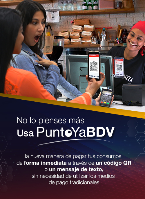 Cómo usar el PuntoYaBDV a través de un código QR Cómo usar el PuntoYaBDV a través de un código QR