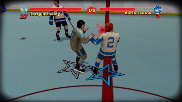 PS4 arcade ice hockey game