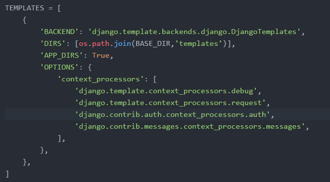 template extending in django