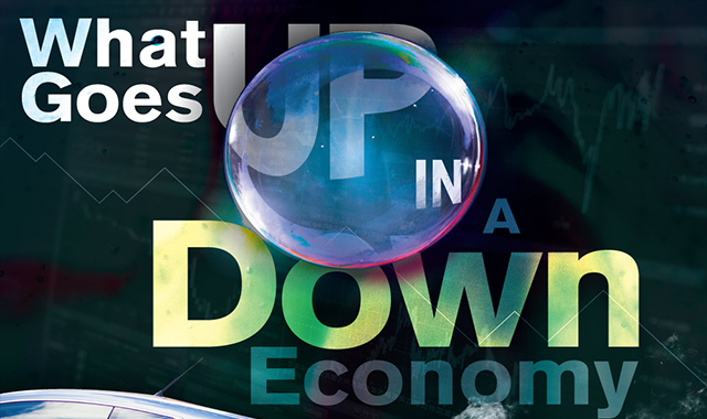 What Goes Up In a Down Economy 