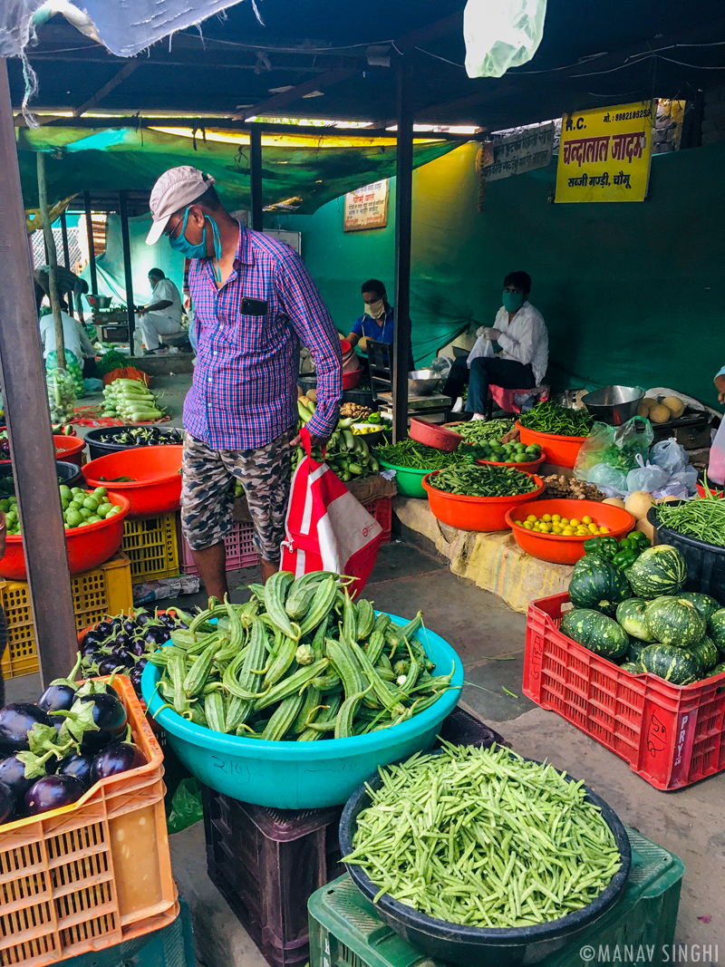 Lal Kothi Sabji Mandi, Jaipur. One of the biggest Vegetable Market of Jaipur.