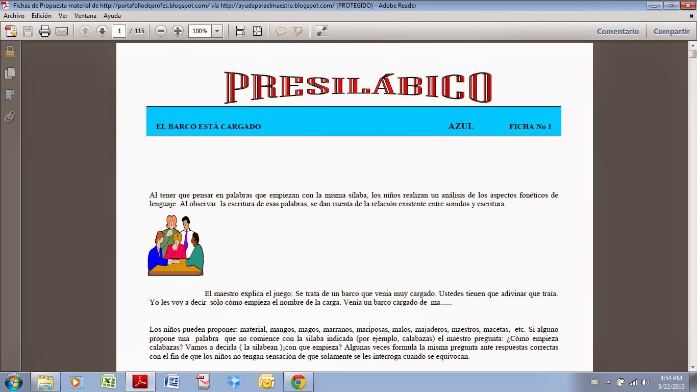 APRENDER: PALEM FICHAS DE COLORES
