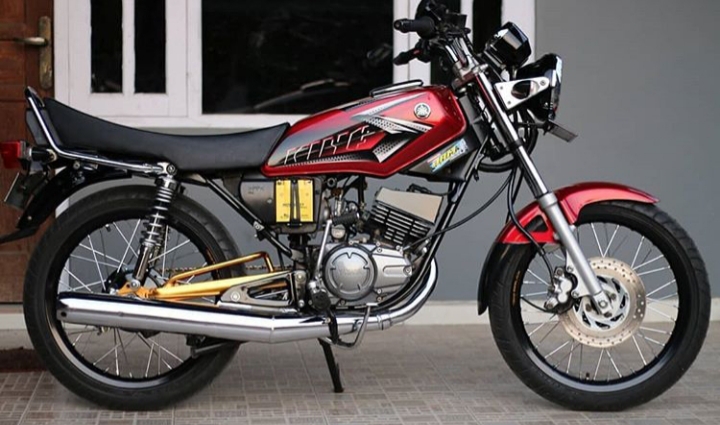 Modifikasi rx king warna merah polos, metalik, ferrari, marun, original