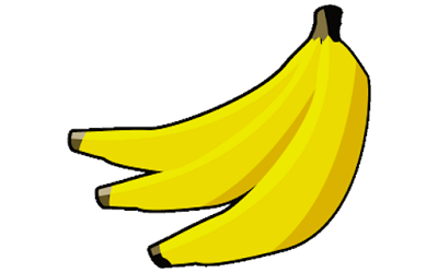 gambar gratis clipart buah pisang