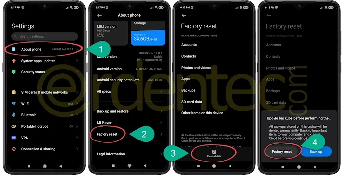 How to Hard Reset Xiaomi Phones