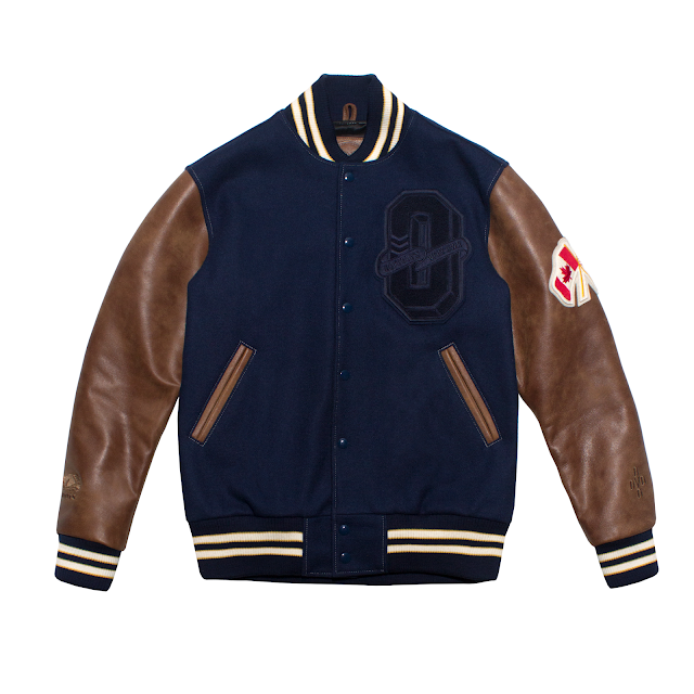 OCTOBERS VERY OWN: OVO x ROOTS FALL 2015 OCTOBER VARSITY JACKET