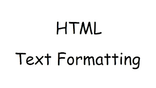 Basic HTML Text Formatting