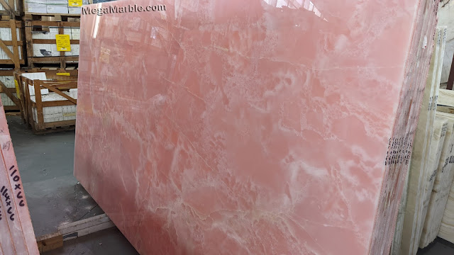 Pink Onyx Marble Slab